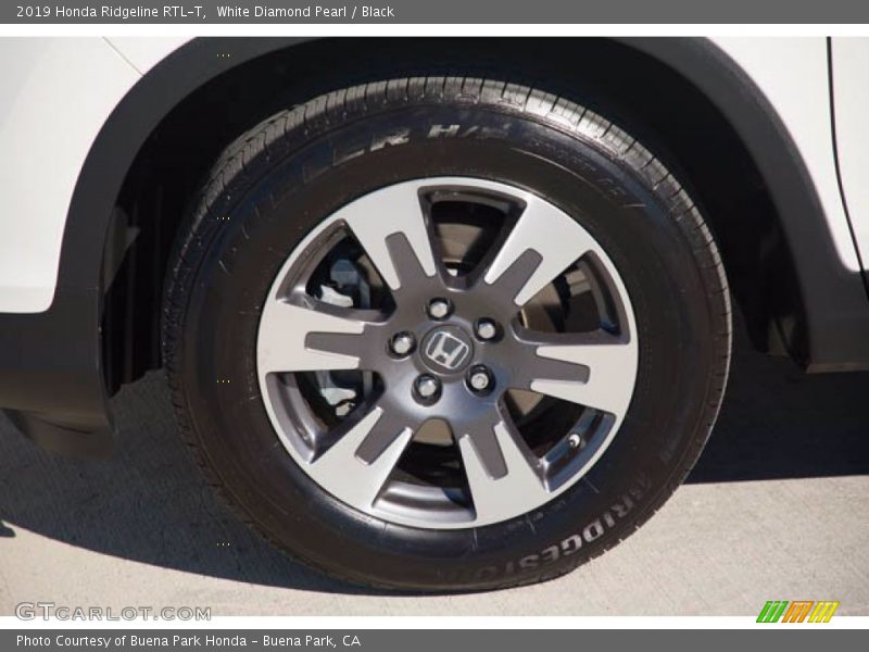 White Diamond Pearl / Black 2019 Honda Ridgeline RTL-T