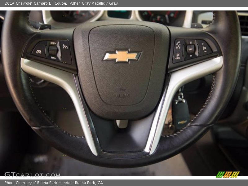Ashen Gray Metallic / Gray 2014 Chevrolet Camaro LT Coupe