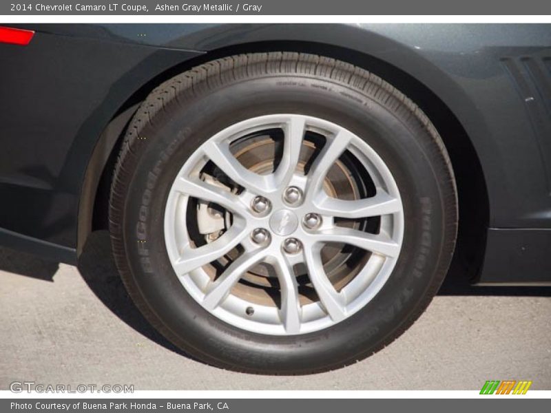 Ashen Gray Metallic / Gray 2014 Chevrolet Camaro LT Coupe
