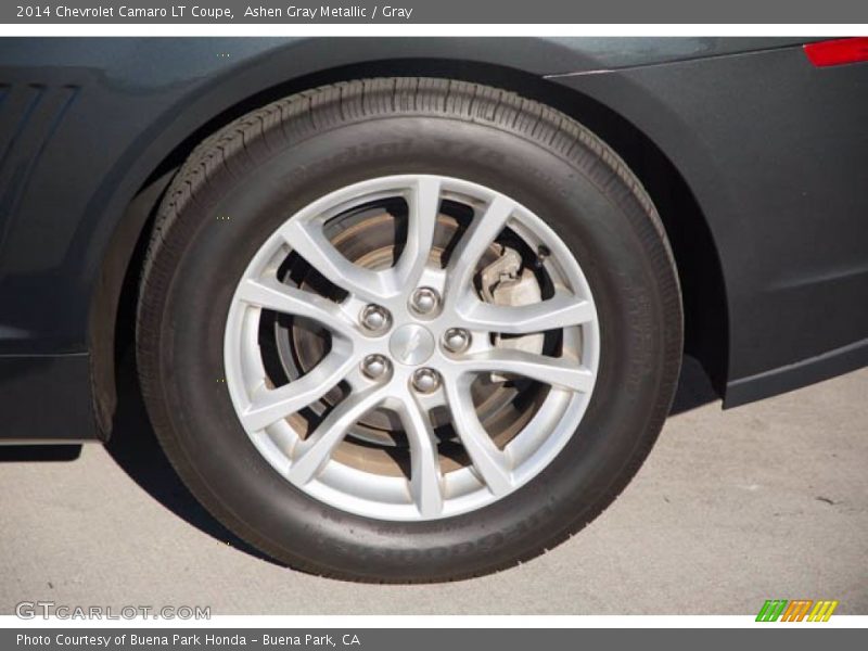 Ashen Gray Metallic / Gray 2014 Chevrolet Camaro LT Coupe