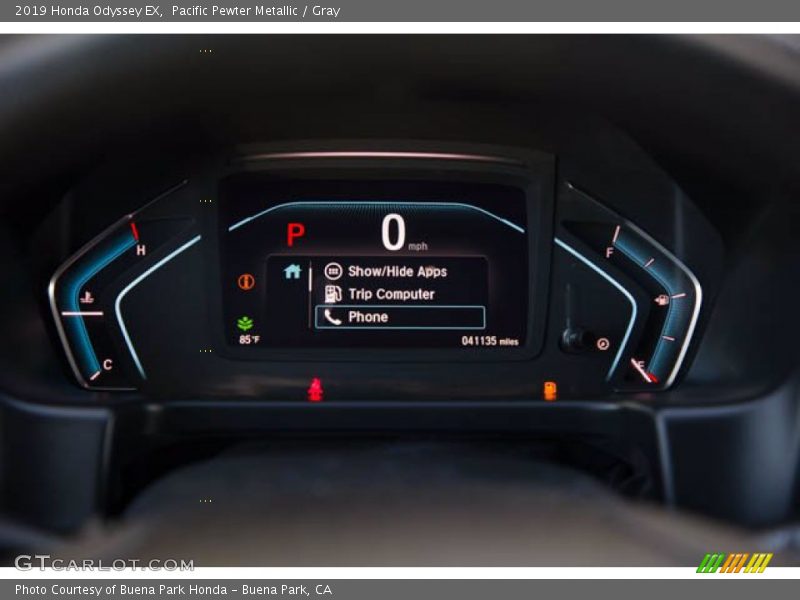 Pacific Pewter Metallic / Gray 2019 Honda Odyssey EX
