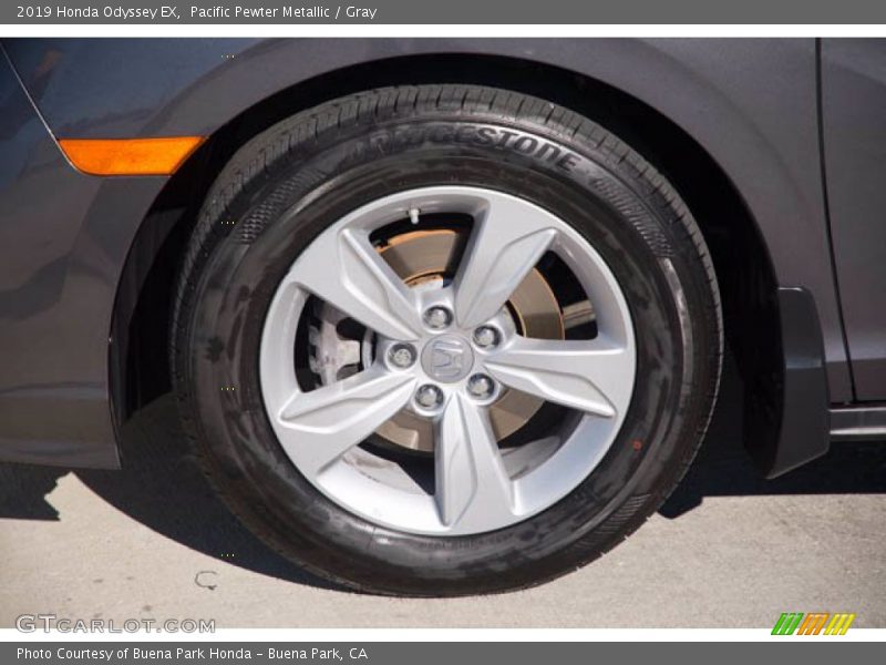 Pacific Pewter Metallic / Gray 2019 Honda Odyssey EX