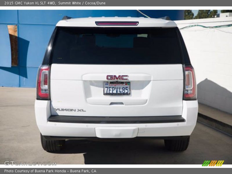 Summit White / Cocoa/Dune 2015 GMC Yukon XL SLT 4WD