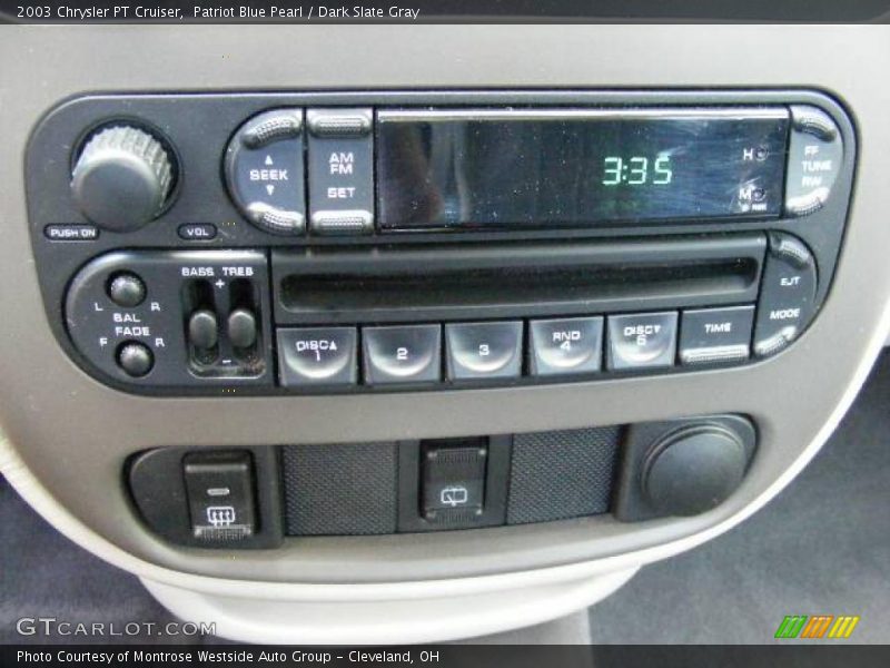 Patriot Blue Pearl / Dark Slate Gray 2003 Chrysler PT Cruiser