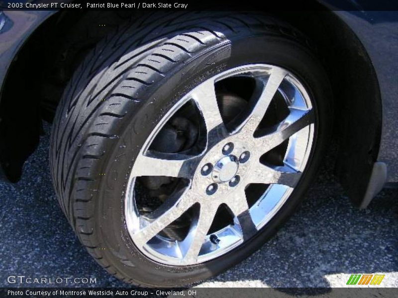 Patriot Blue Pearl / Dark Slate Gray 2003 Chrysler PT Cruiser
