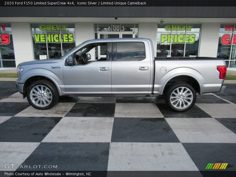 Iconic Silver / Limited Unique Camelback 2020 Ford F150 Limited SuperCrew 4x4