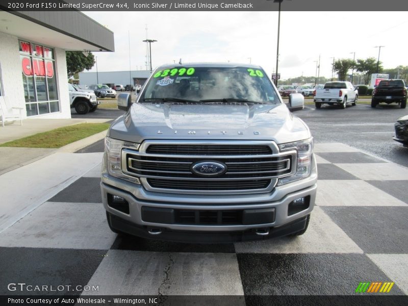 Iconic Silver / Limited Unique Camelback 2020 Ford F150 Limited SuperCrew 4x4