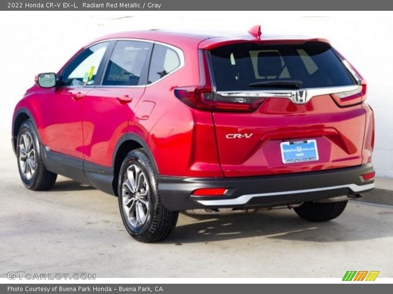 Radiant Red Metallic / Gray 2022 Honda CR-V EX-L