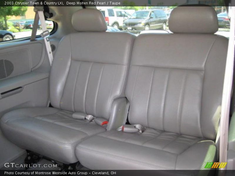 Deep Molten Red Pearl / Taupe 2003 Chrysler Town & Country LXi