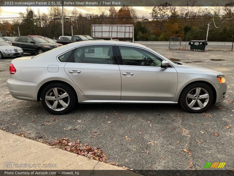 Reflex Silver Metallic / Titan Black 2013 Volkswagen Passat 2.5L SE