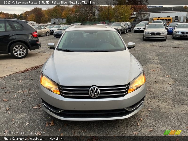 Reflex Silver Metallic / Titan Black 2013 Volkswagen Passat 2.5L SE