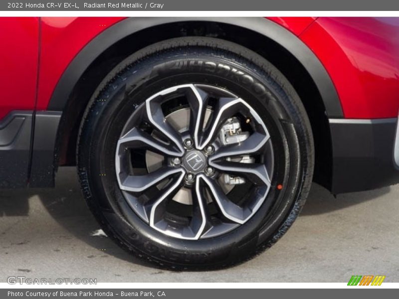 Radiant Red Metallic / Gray 2022 Honda CR-V EX-L