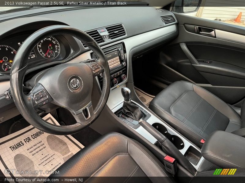 Reflex Silver Metallic / Titan Black 2013 Volkswagen Passat 2.5L SE