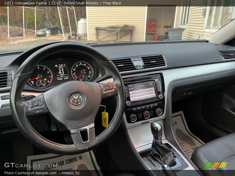 Reflex Silver Metallic / Titan Black 2013 Volkswagen Passat 2.5L SE