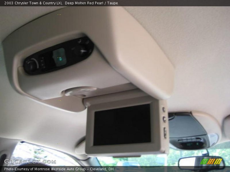 Deep Molten Red Pearl / Taupe 2003 Chrysler Town & Country LXi