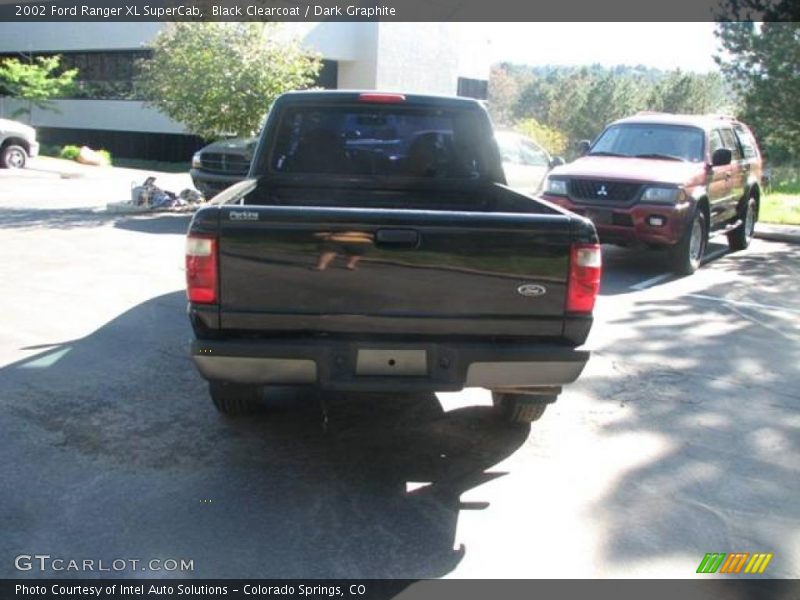 Black Clearcoat / Dark Graphite 2002 Ford Ranger XL SuperCab