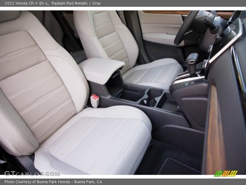 Radiant Red Metallic / Gray 2022 Honda CR-V EX-L