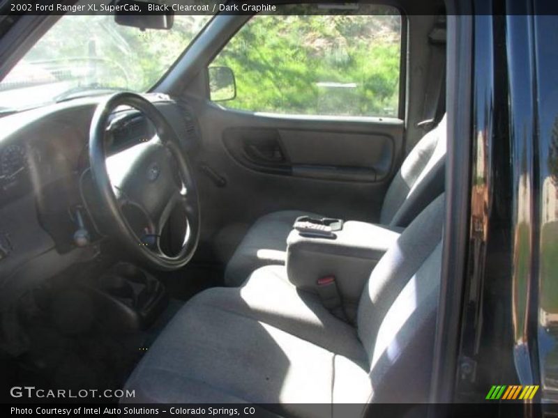 Black Clearcoat / Dark Graphite 2002 Ford Ranger XL SuperCab