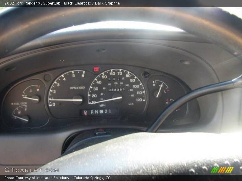 Black Clearcoat / Dark Graphite 2002 Ford Ranger XL SuperCab
