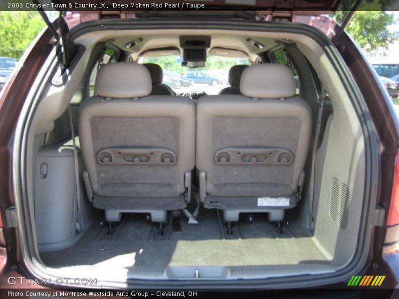 Deep Molten Red Pearl / Taupe 2003 Chrysler Town & Country LXi