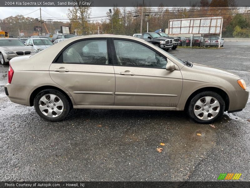 Sand Beige / Gray 2004 Kia Spectra LX Sedan