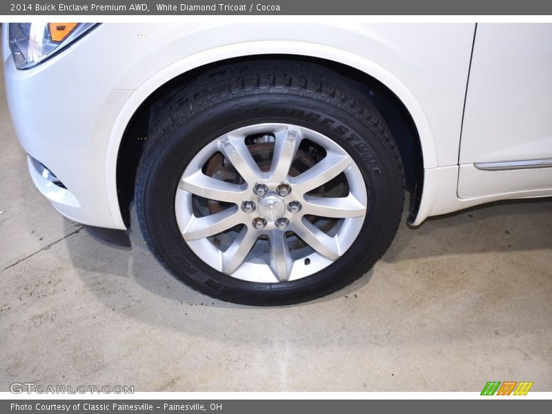 White Diamond Tricoat / Cocoa 2014 Buick Enclave Premium AWD