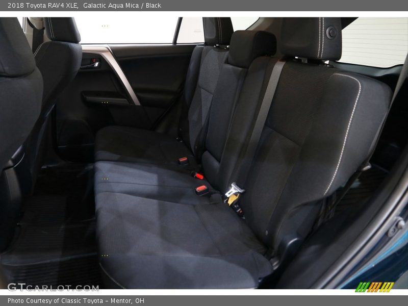 Galactic Aqua Mica / Black 2018 Toyota RAV4 XLE