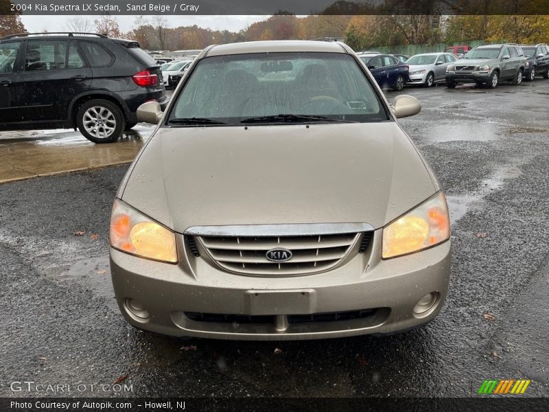 Sand Beige / Gray 2004 Kia Spectra LX Sedan