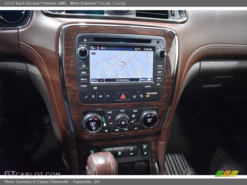 White Diamond Tricoat / Cocoa 2014 Buick Enclave Premium AWD