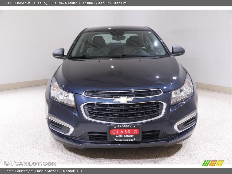 Blue Ray Metallic / Jet Black/Medium Titanium 2015 Chevrolet Cruze LS
