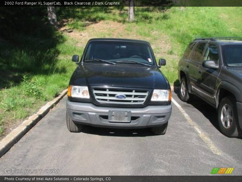 Black Clearcoat / Dark Graphite 2002 Ford Ranger XL SuperCab