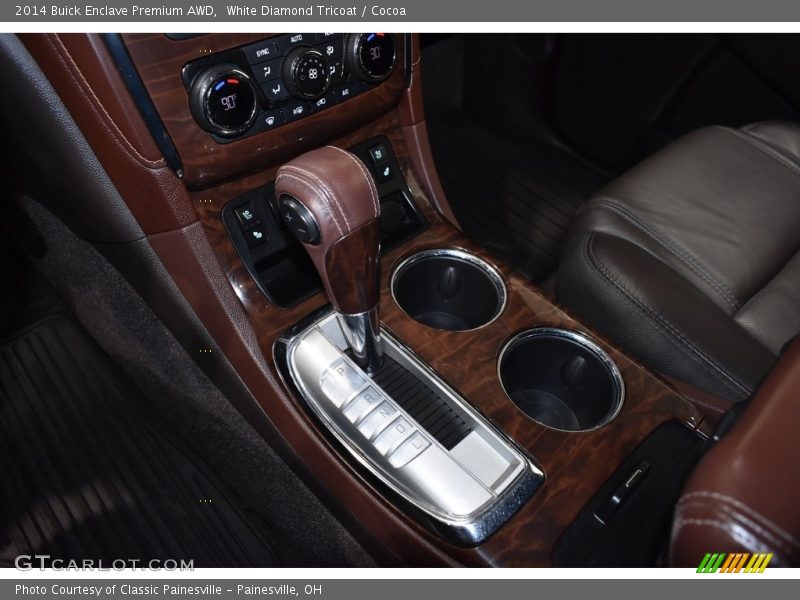 White Diamond Tricoat / Cocoa 2014 Buick Enclave Premium AWD
