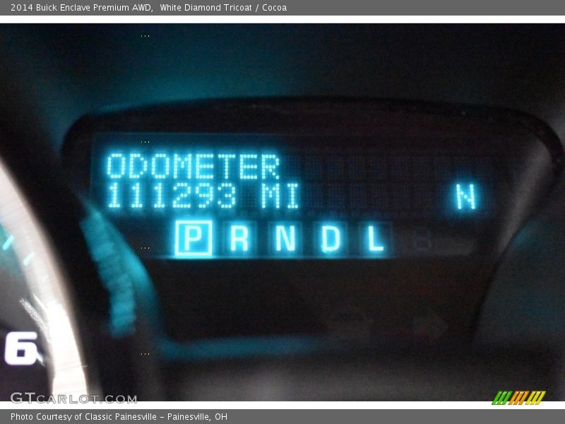 White Diamond Tricoat / Cocoa 2014 Buick Enclave Premium AWD