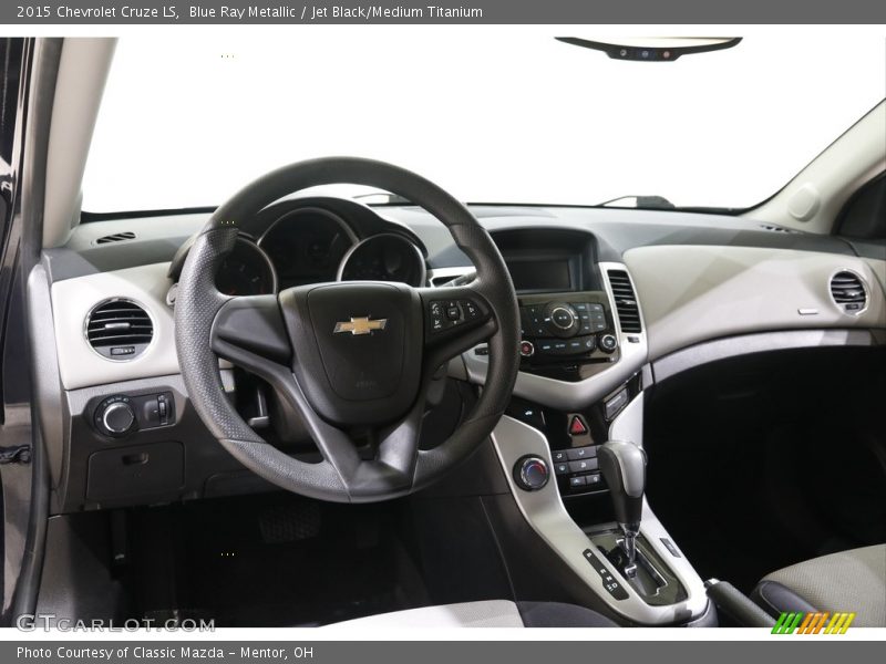 Blue Ray Metallic / Jet Black/Medium Titanium 2015 Chevrolet Cruze LS
