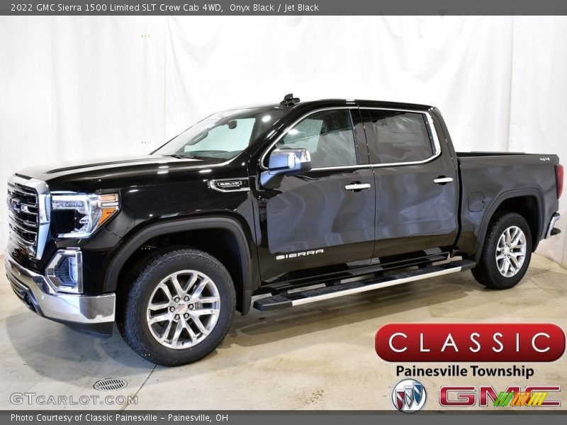 Onyx Black / Jet Black 2022 GMC Sierra 1500 Limited SLT Crew Cab 4WD