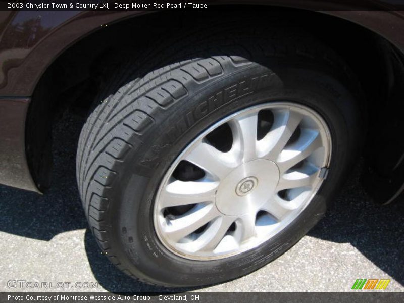 Deep Molten Red Pearl / Taupe 2003 Chrysler Town & Country LXi