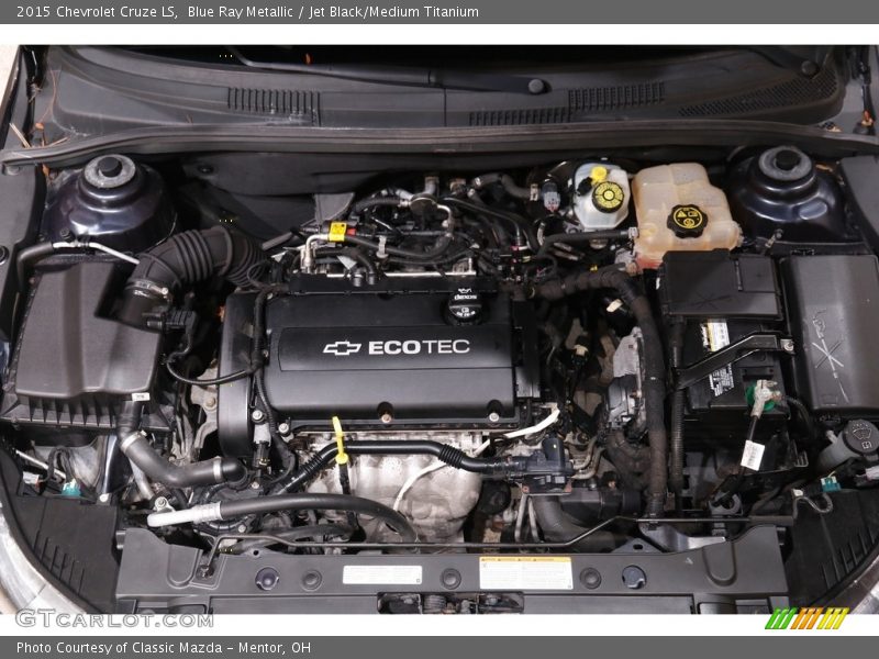 Blue Ray Metallic / Jet Black/Medium Titanium 2015 Chevrolet Cruze LS