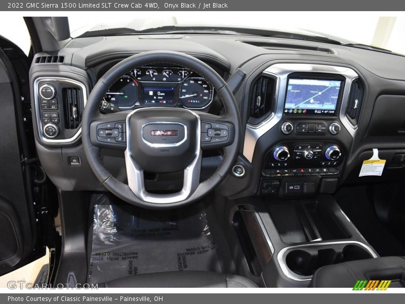 Onyx Black / Jet Black 2022 GMC Sierra 1500 Limited SLT Crew Cab 4WD