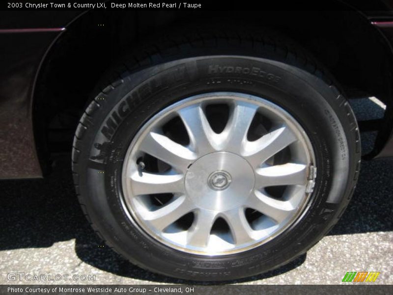 Deep Molten Red Pearl / Taupe 2003 Chrysler Town & Country LXi