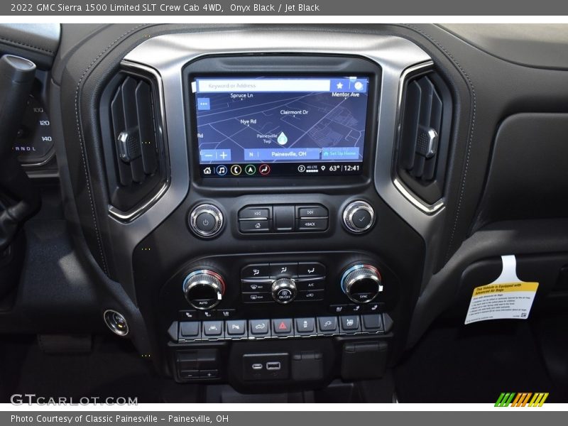 Onyx Black / Jet Black 2022 GMC Sierra 1500 Limited SLT Crew Cab 4WD