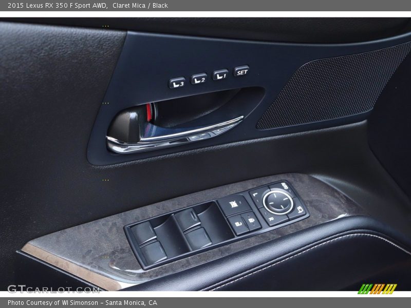 Claret Mica / Black 2015 Lexus RX 350 F Sport AWD