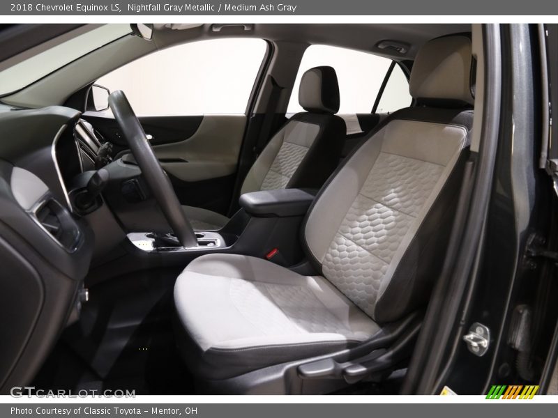 Nightfall Gray Metallic / Medium Ash Gray 2018 Chevrolet Equinox LS