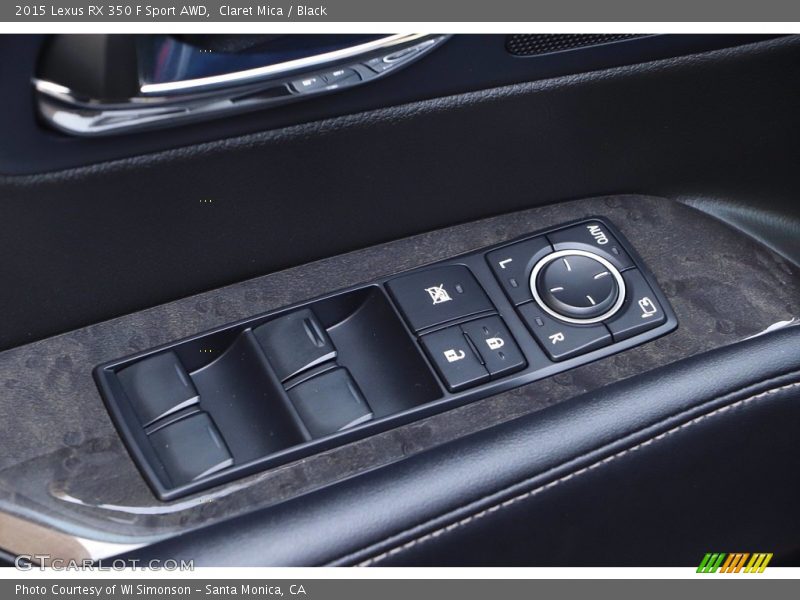 Claret Mica / Black 2015 Lexus RX 350 F Sport AWD
