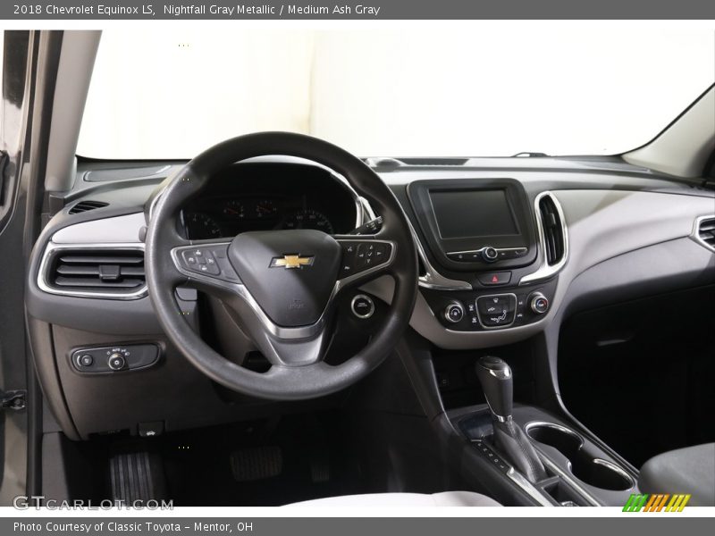 Nightfall Gray Metallic / Medium Ash Gray 2018 Chevrolet Equinox LS