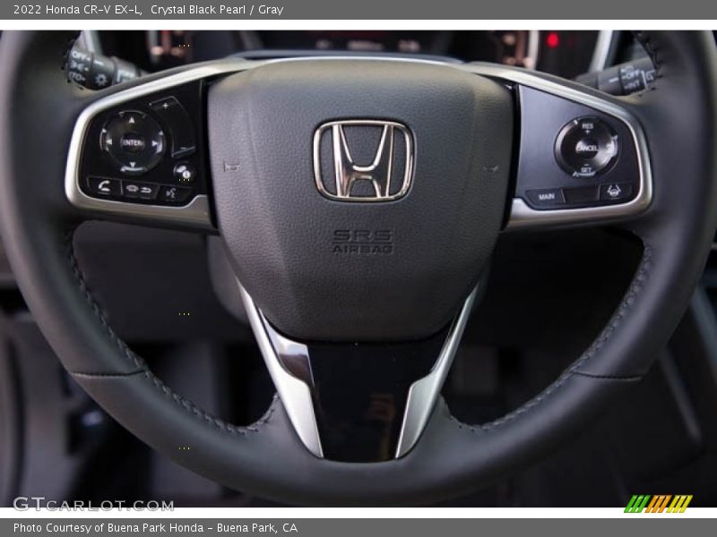 Crystal Black Pearl / Gray 2022 Honda CR-V EX-L