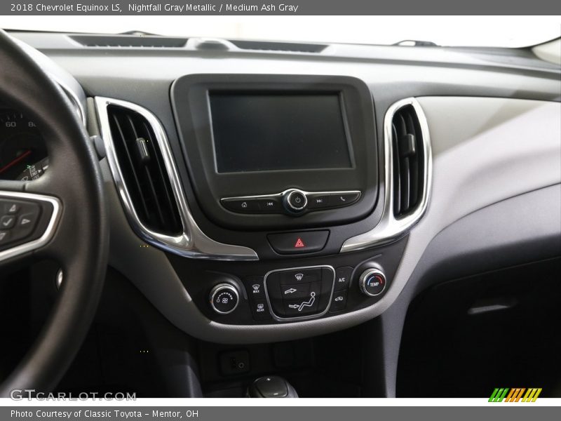 Nightfall Gray Metallic / Medium Ash Gray 2018 Chevrolet Equinox LS