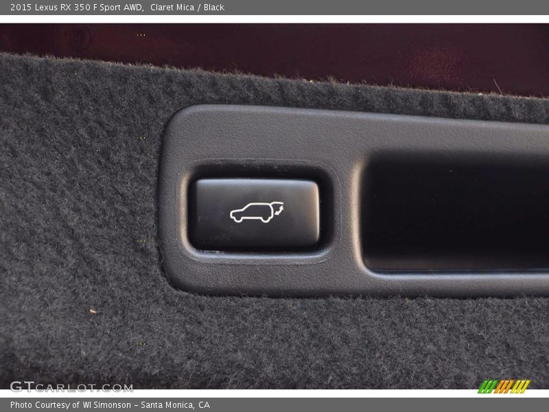 Claret Mica / Black 2015 Lexus RX 350 F Sport AWD