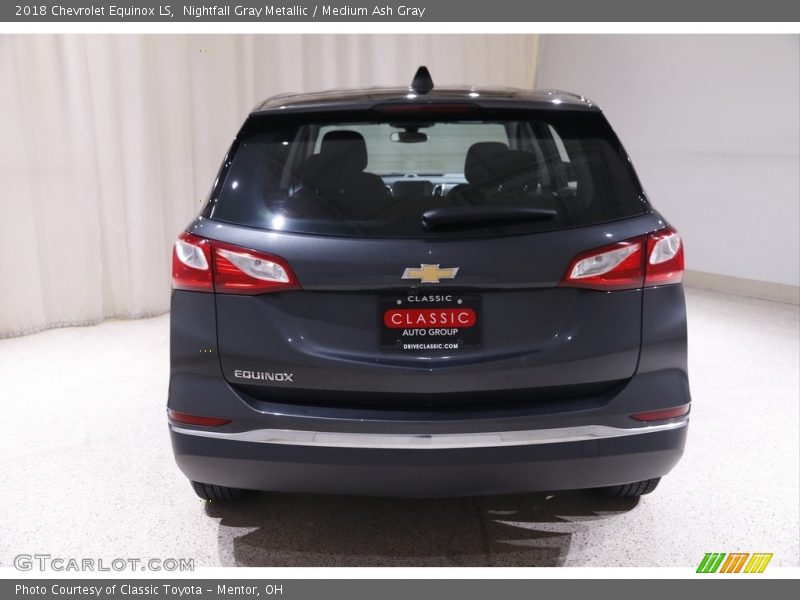 Nightfall Gray Metallic / Medium Ash Gray 2018 Chevrolet Equinox LS