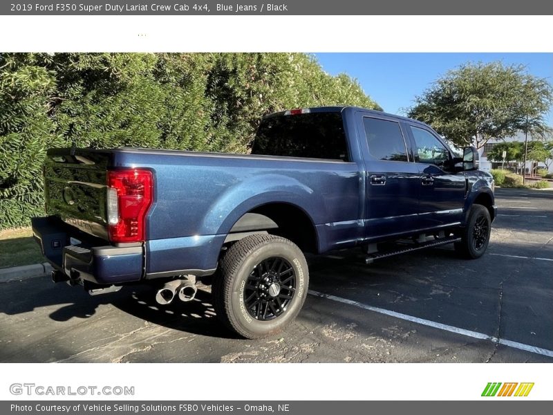 Blue Jeans / Black 2019 Ford F350 Super Duty Lariat Crew Cab 4x4