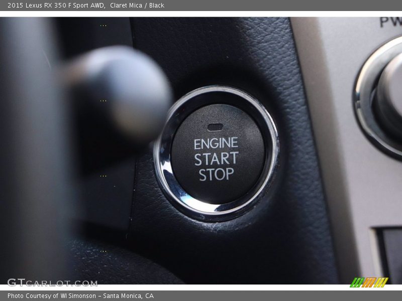 Claret Mica / Black 2015 Lexus RX 350 F Sport AWD